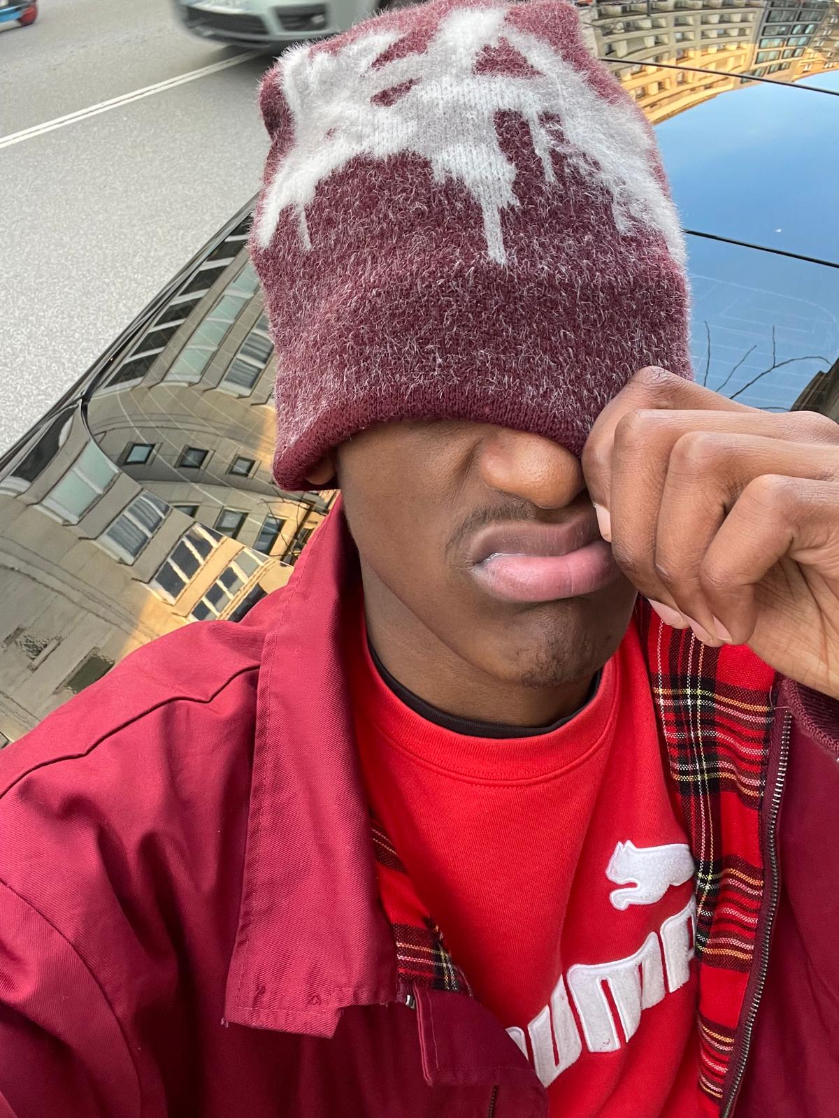 CHAOSMARK MOHAIR BEANIE (RED)
