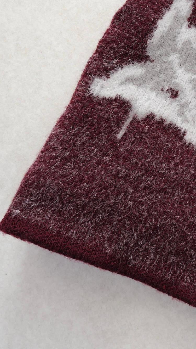 CHAOSMARK MOHAIR BEANIE (RED)