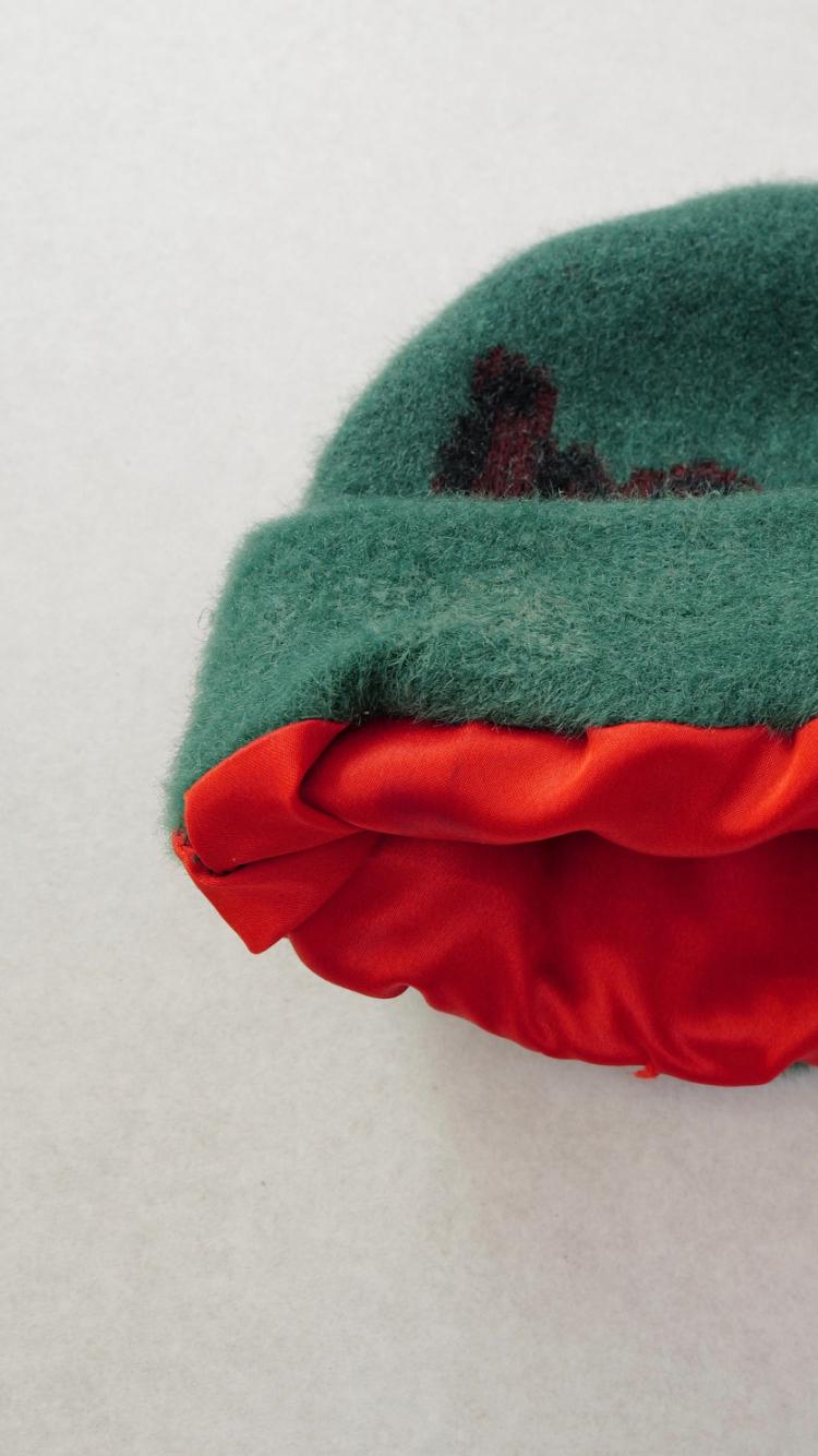 CHAOSMARK MOHAIR BEANIE GREEN)
