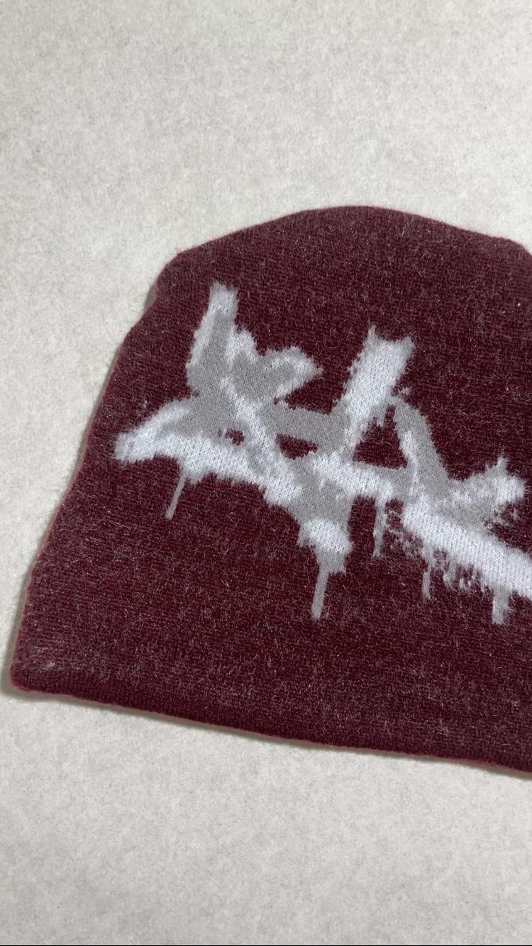 CHAOSMARK MOHAIR BEANIE (RED)